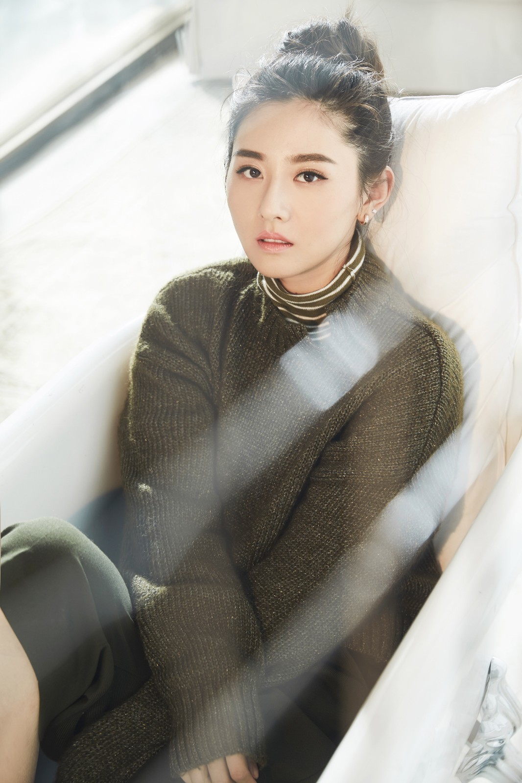 苗青冬日写真温暖曝光暖色调尽显大气甜美