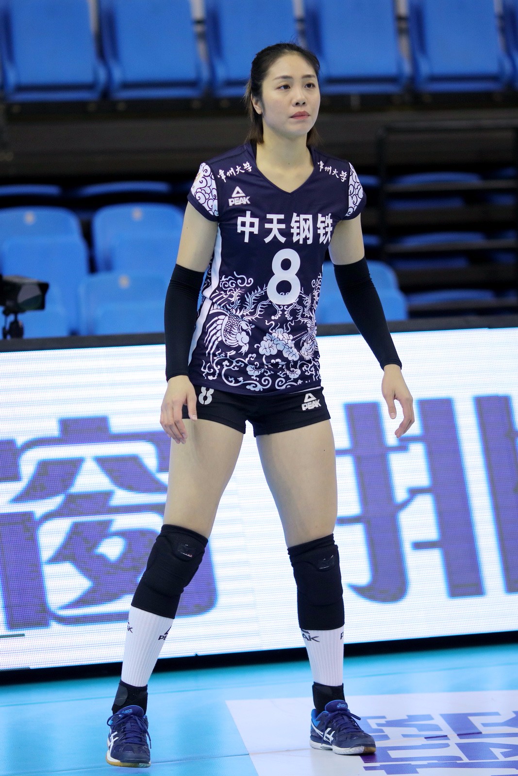 2017-2018排超联赛河南女排对江苏女排比赛图