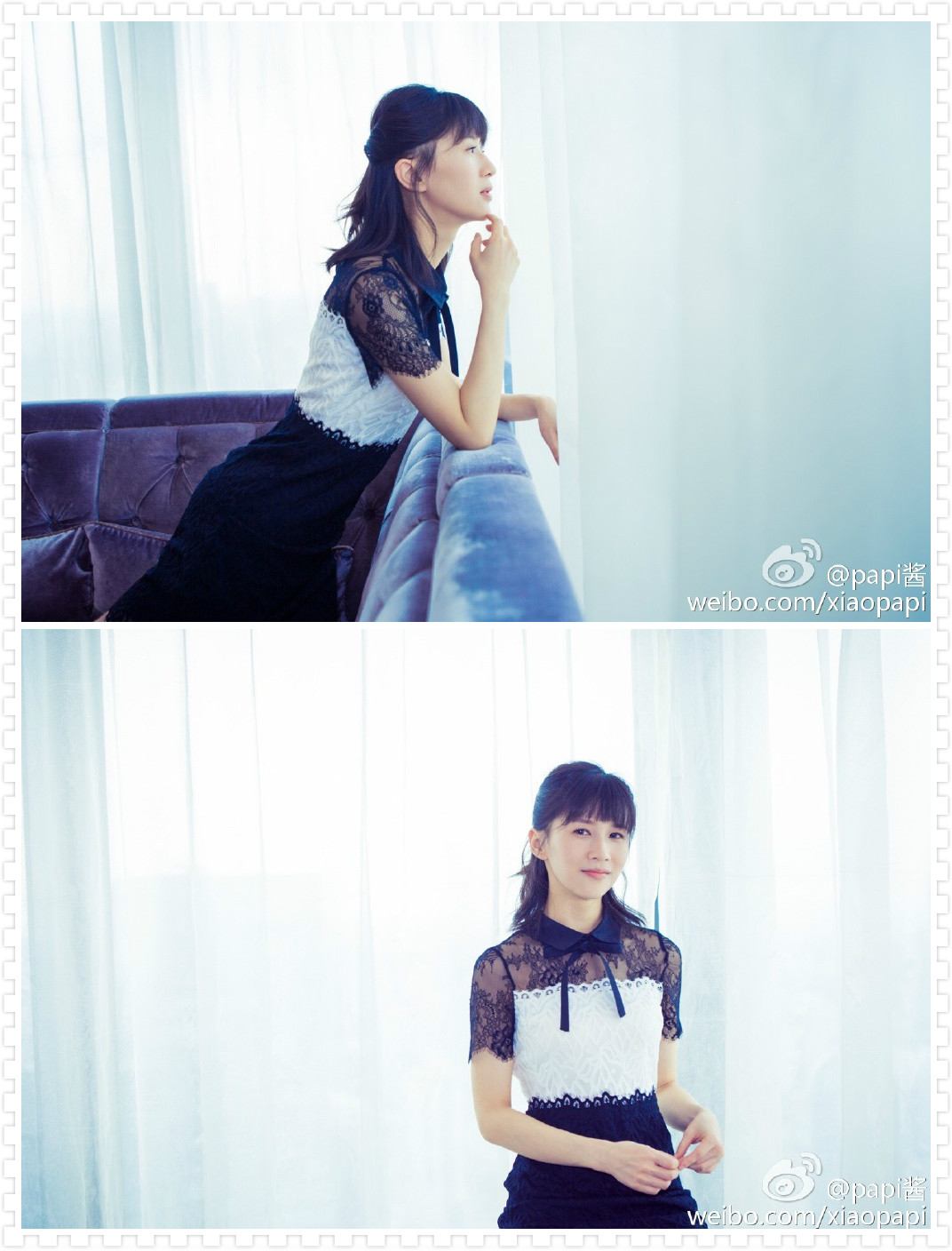 papi酱真会搭,两条裙子一起穿居然不丑?网友:这叫个性