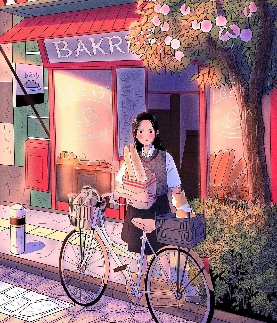 甜蜜的浪漫：韩国插画师Zipcy作品欣赏 - 设计之家