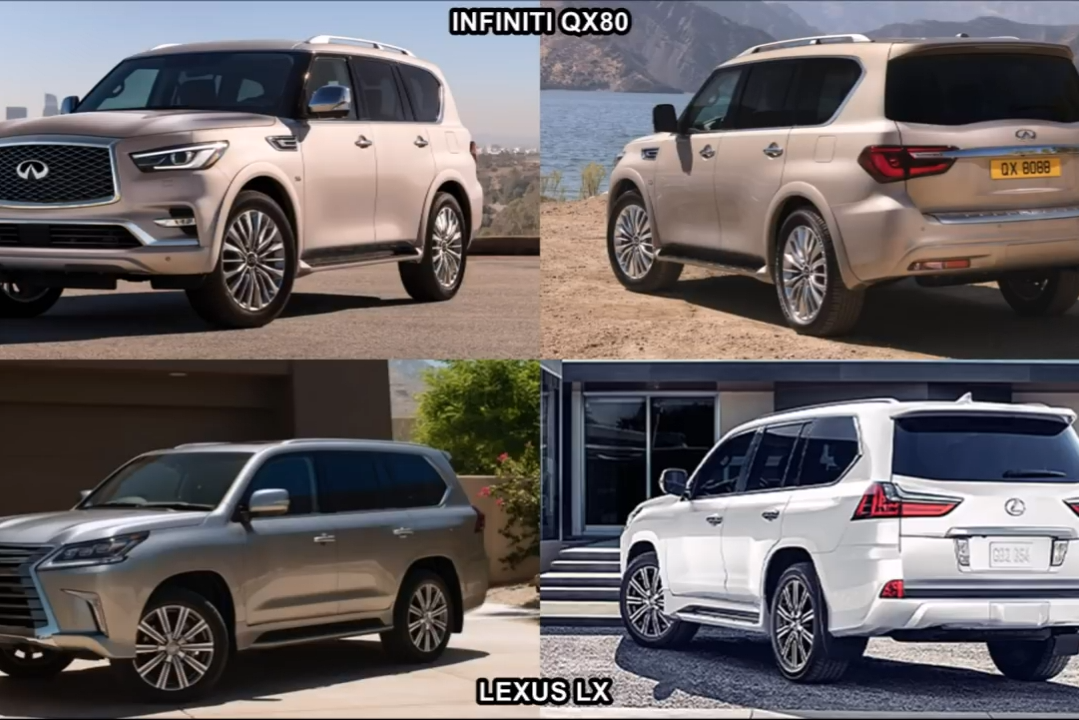 2018款英菲尼迪qx80对比2017款雷克萨斯lx570,硬汉之间的竞争