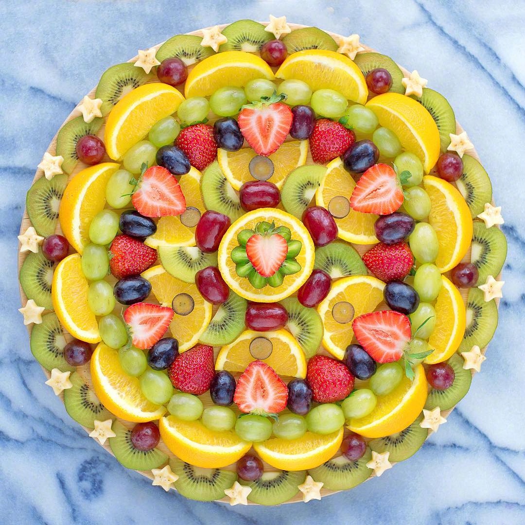水果拼盘也是一门艺术