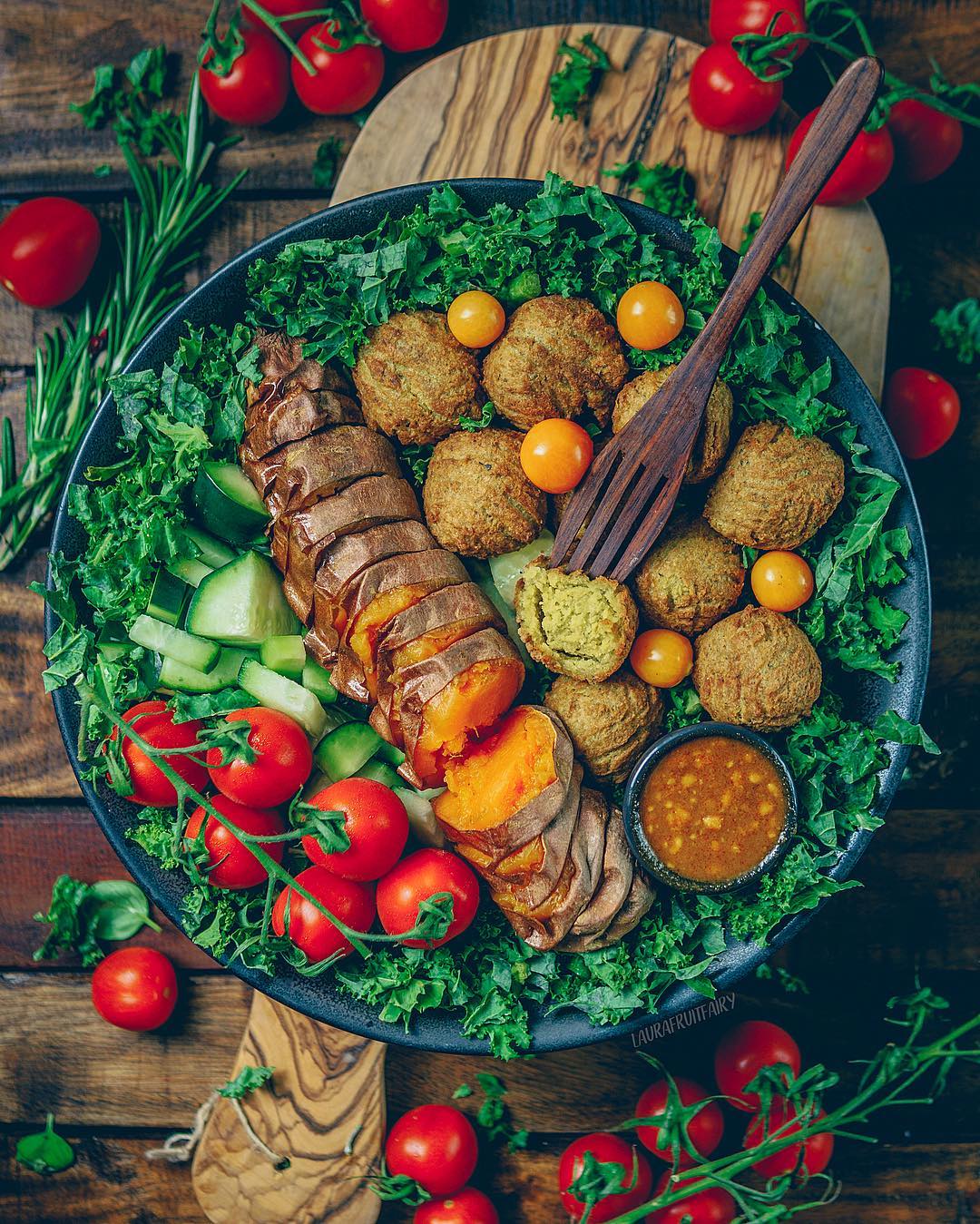 有趣的艺术版食物拼盘!