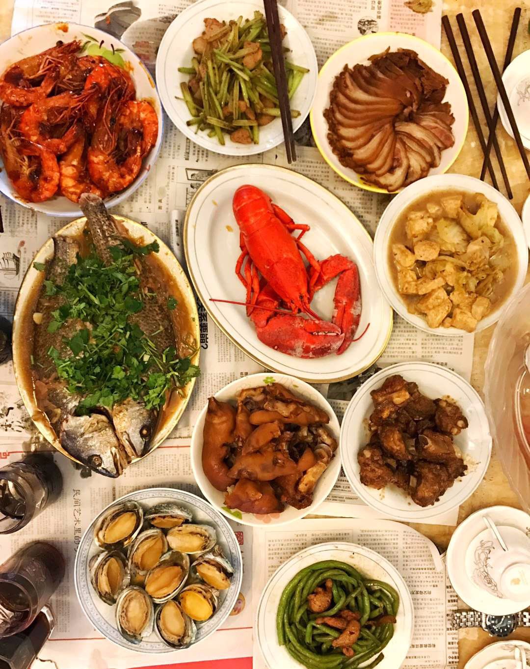 朋友圈团圆饭爆屏每道菜都是家的味道