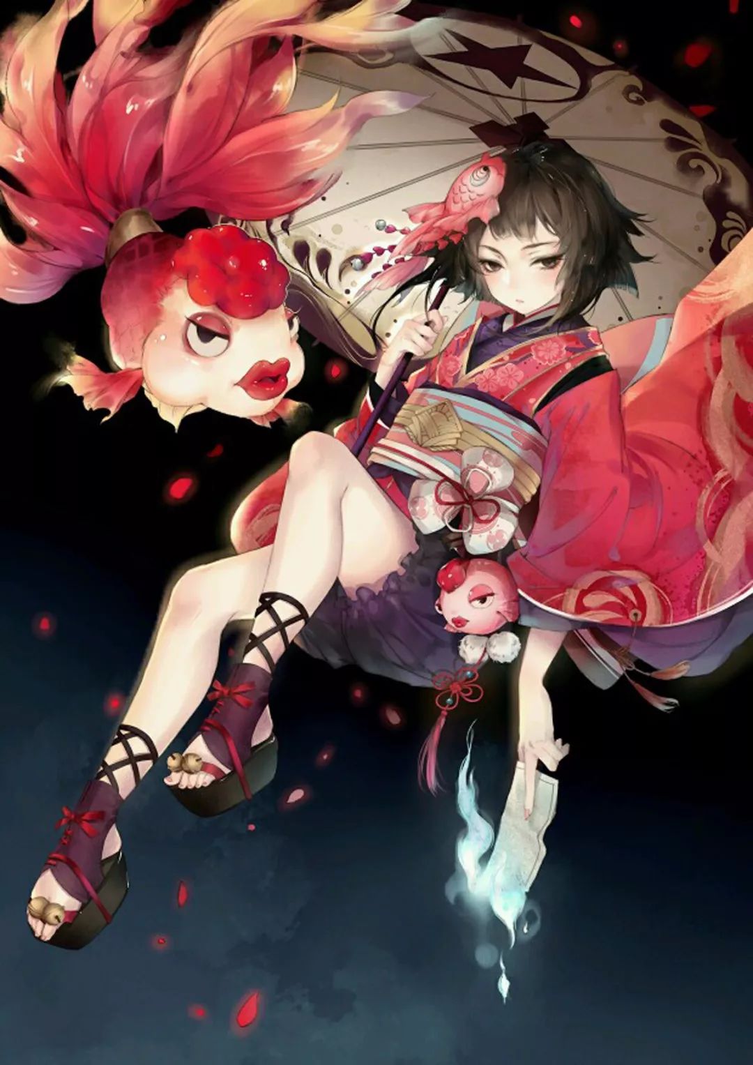 本期壁纸为阴阳师神乐