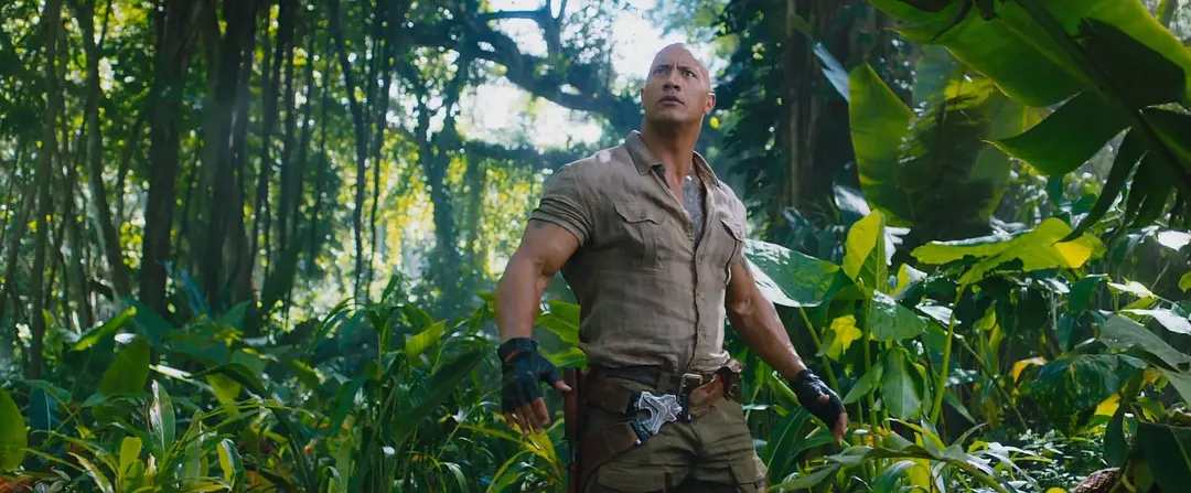 这是巨石强森最搞笑的一部电影,壮汉弱鸡模式