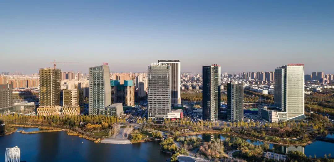 空中俯瞰淄博新区