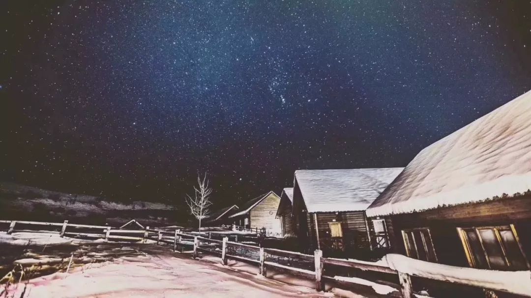 宁静夜空,繁星点点