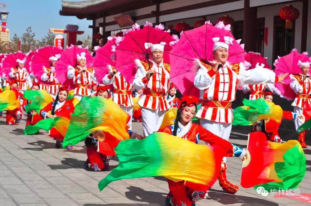 火了! 定边秧歌有特色, 舞出浓浓榆林情!