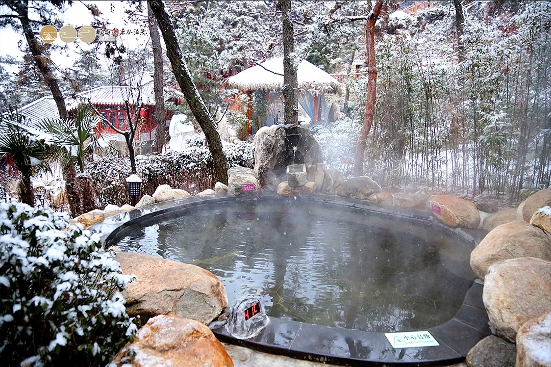 临沂的第二场雪如期而至,有一种温暖叫下雪来泡汤|温泉|蒙山|临沂