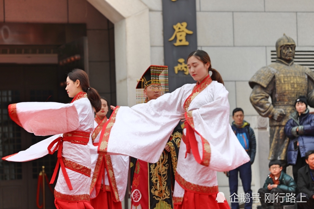 在汉城湖景区,从汉代迎宾礼体验两千多年前的汉朝有多强大