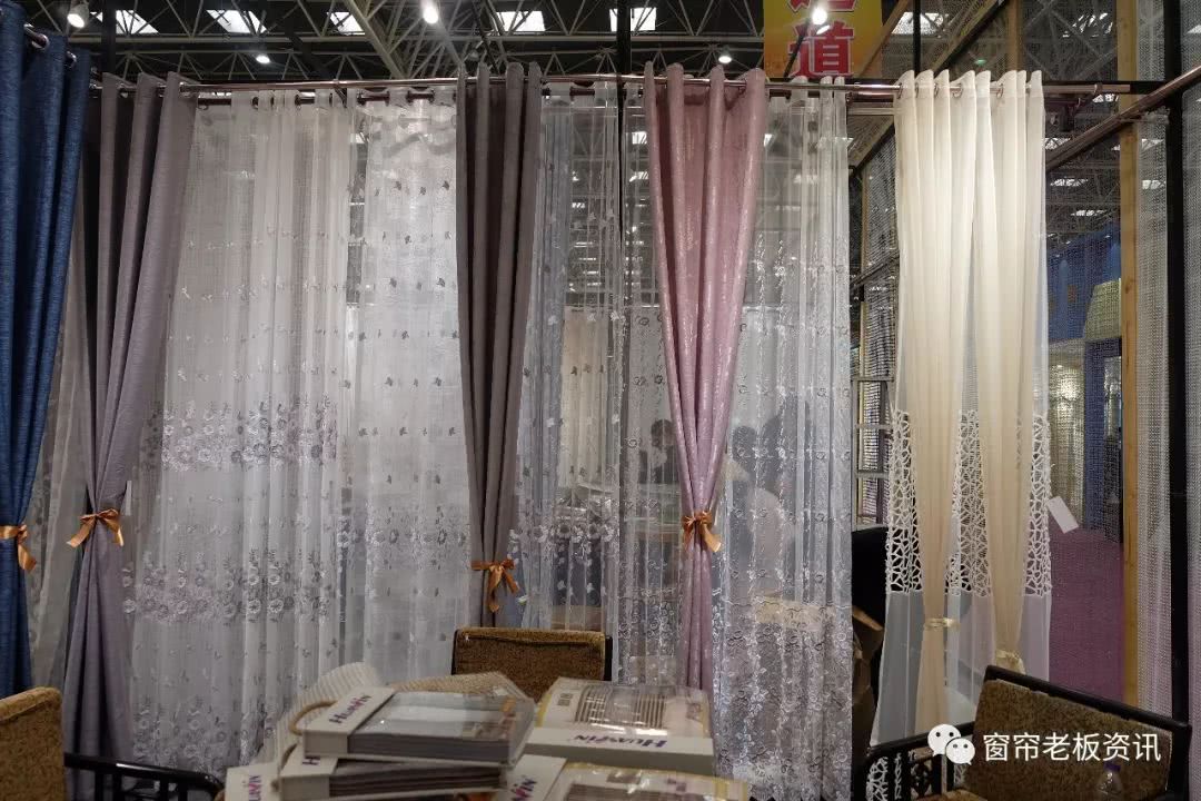 柯桥窗帘展会现场精彩图集,解读2018开春流行趋势!
