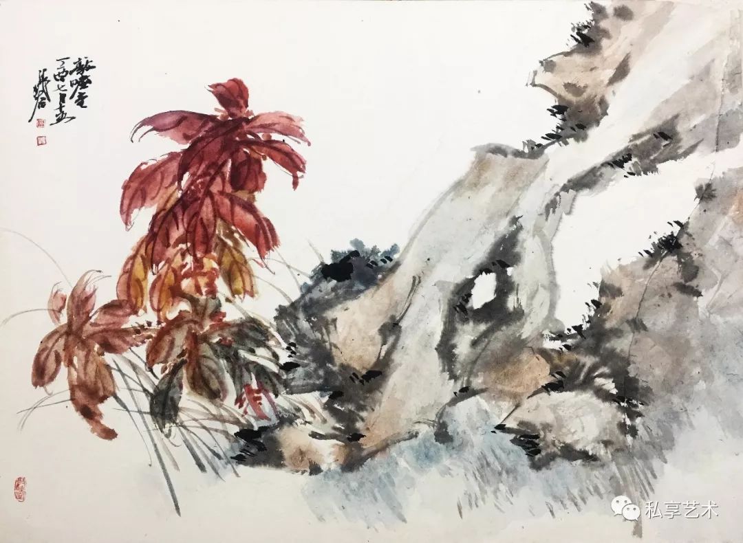 戊戌迎春丨晁谷花鸟画精品赏析