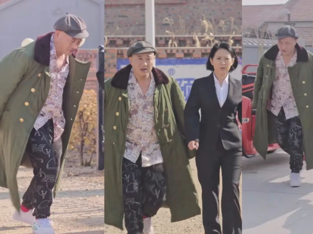 乡爱10赵四潮范回归刘德华同款军大衣加身一举一动都是笑话