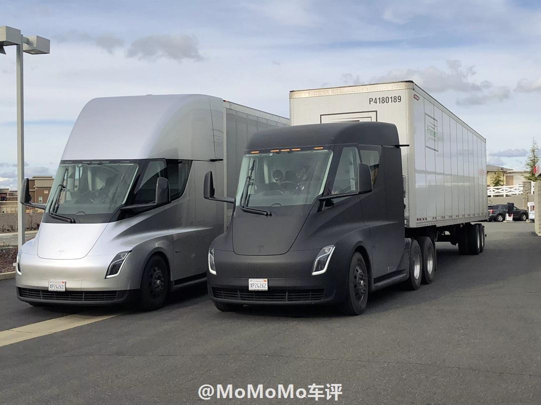 semi卡车将从内华达州的gigafactory工厂运送电池组到加利福尼亚州