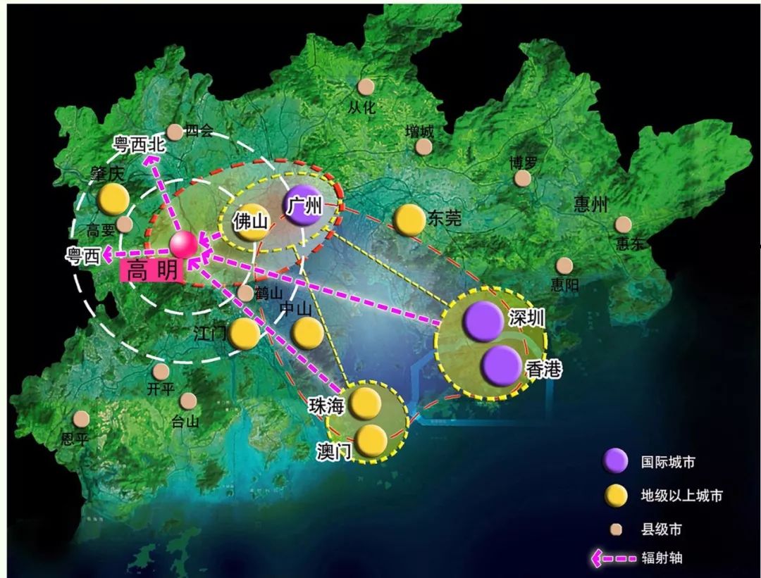 此次《总规草案》尤其在广州与周边的区域协同发展上,做了重点阐述