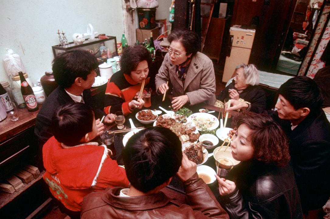 老照片 | 上海,1993年春节期间.富兰克林