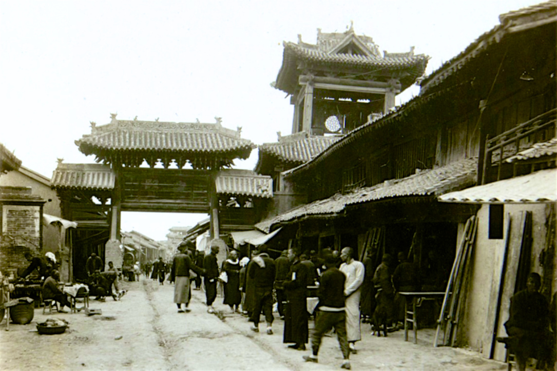 老照片 | 山西运城,1940年春节期间.摄影资料:亚东印画