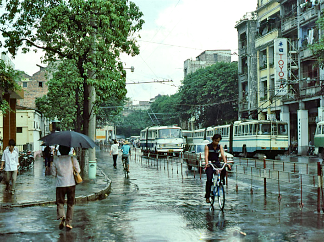 老照片广州1983年leroy