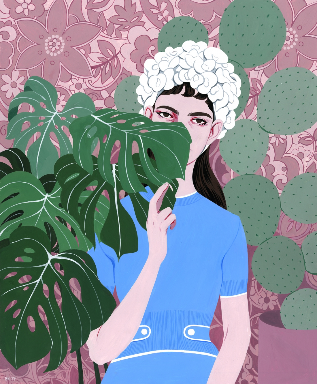 插画师alessandra genualdo和bijou karman绘制出了他们心目中当代女