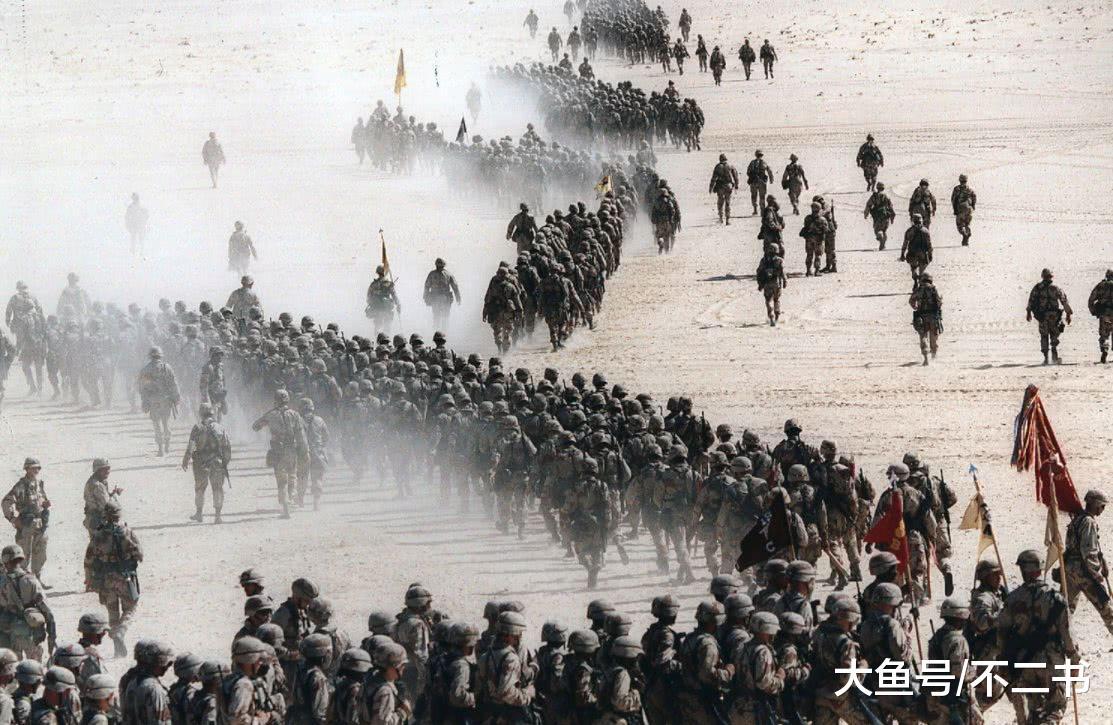 第一次海湾战争老照片: 以美国为首的34个国家围攻伊拉克