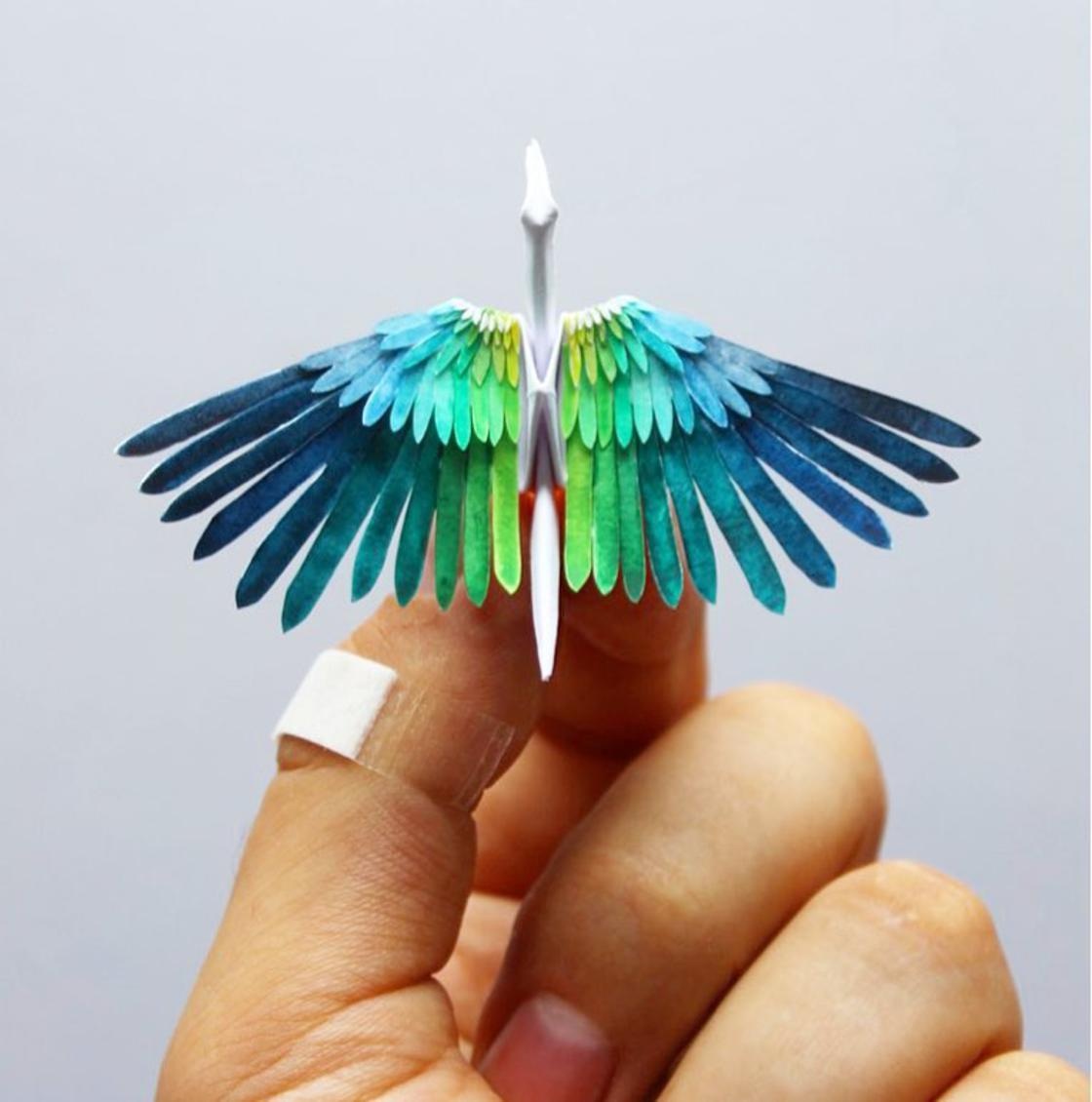 为纸鹤插上想象的翅膀 | 艺术家,手工折纸爱好者 cristia