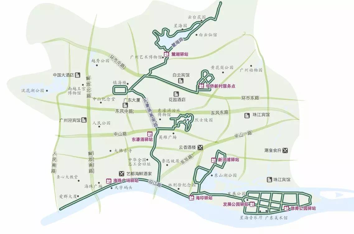 广州蓝高颜值各区精品绿道线路周末踏青去