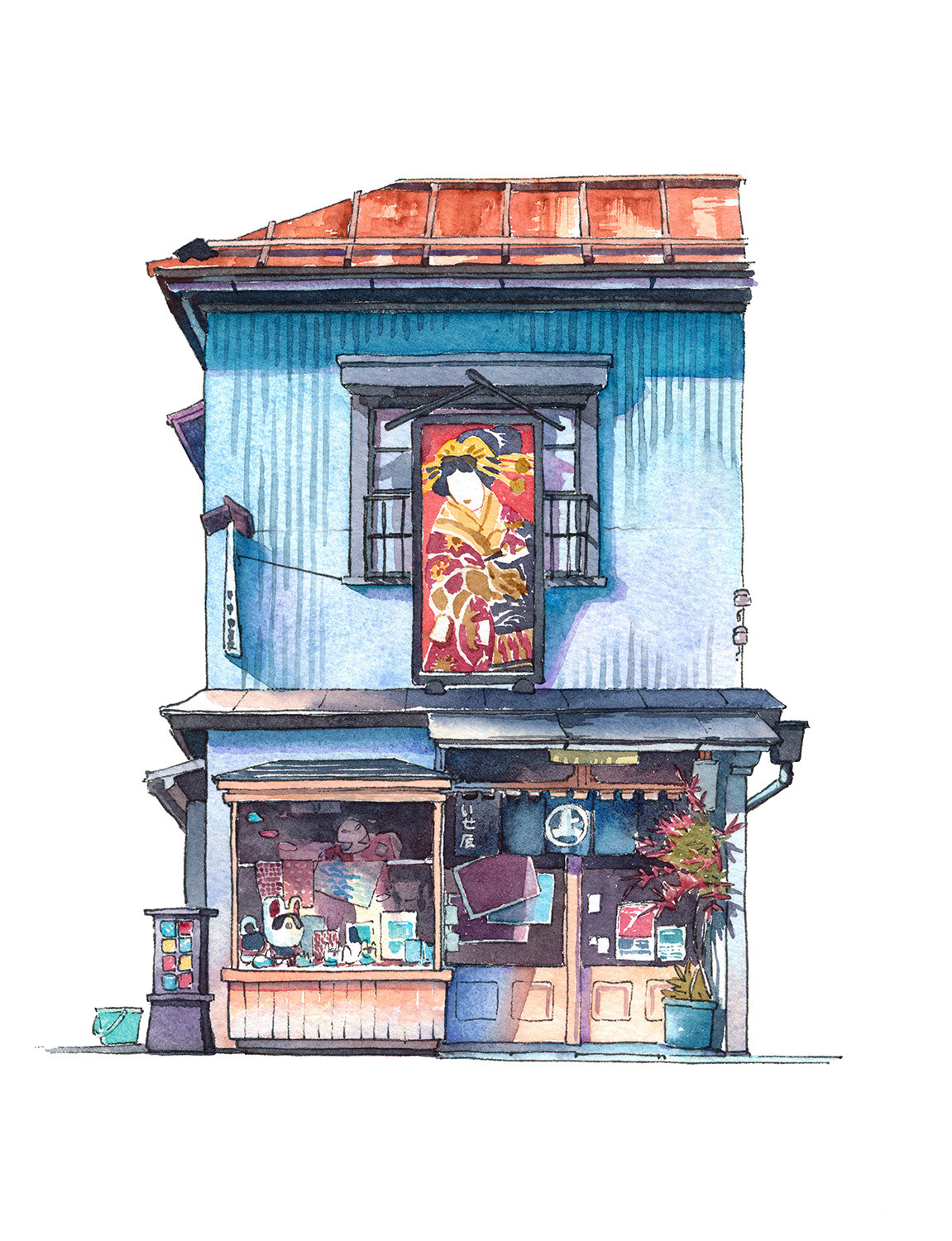 东京小铺系列插画 ‖.mateusz urbanowicz