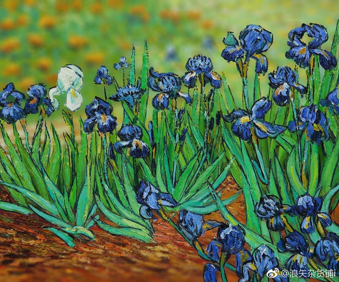 梵高的画用大光圈来画出背景虚化