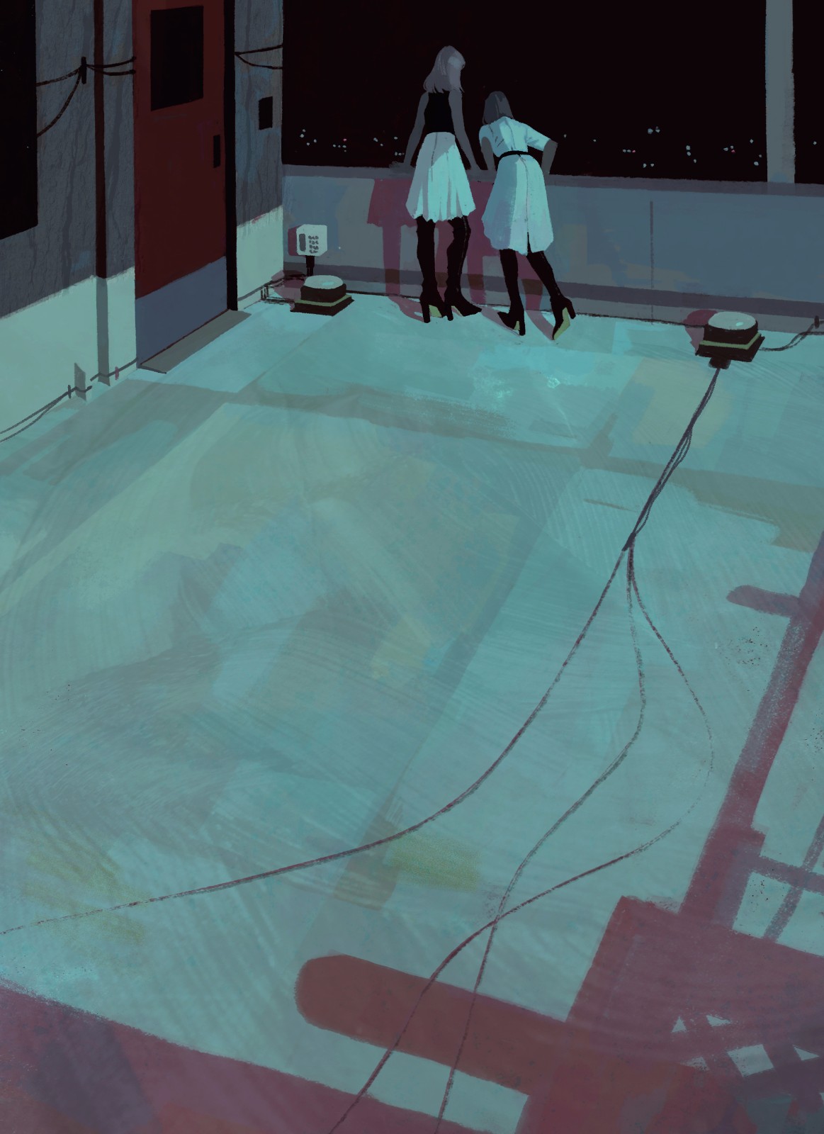 清冷孤寂的日常插画家katherinelam