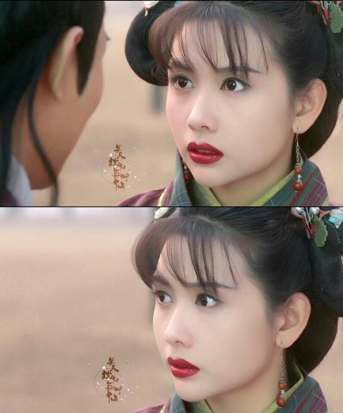 经过岁月洗礼的女神依旧美艳动人,邱淑贞在梁家辉寿宴上脱颖而出