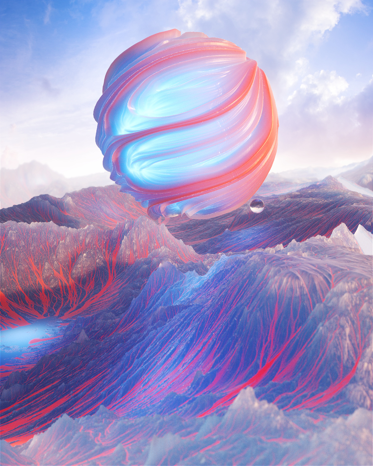 大神okianyumi c4d oc渲染作品 | www.behance.net/okianyumi