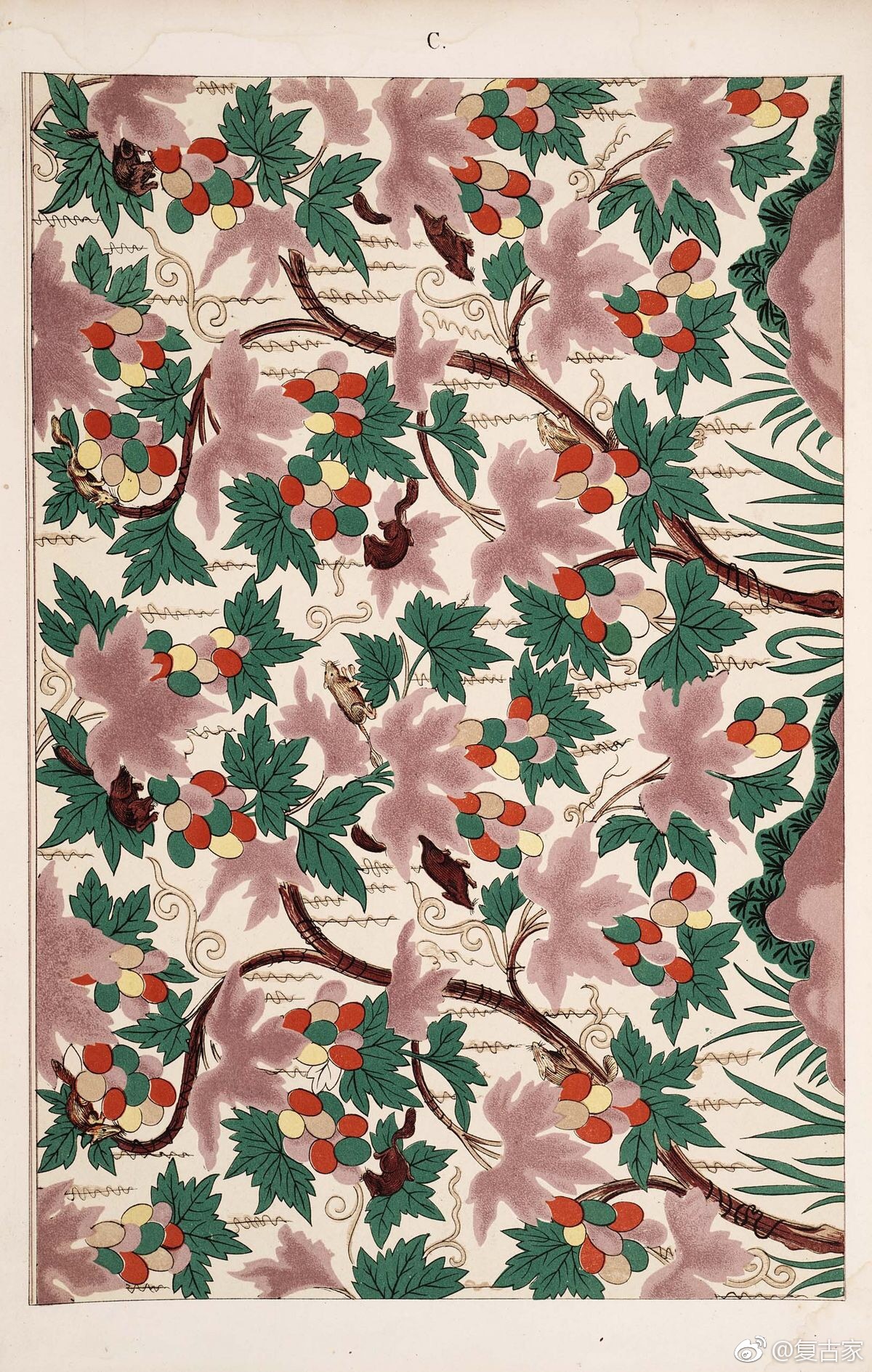 《Examples of Chinese Ornament》一组传统的中国装饰纹样图案