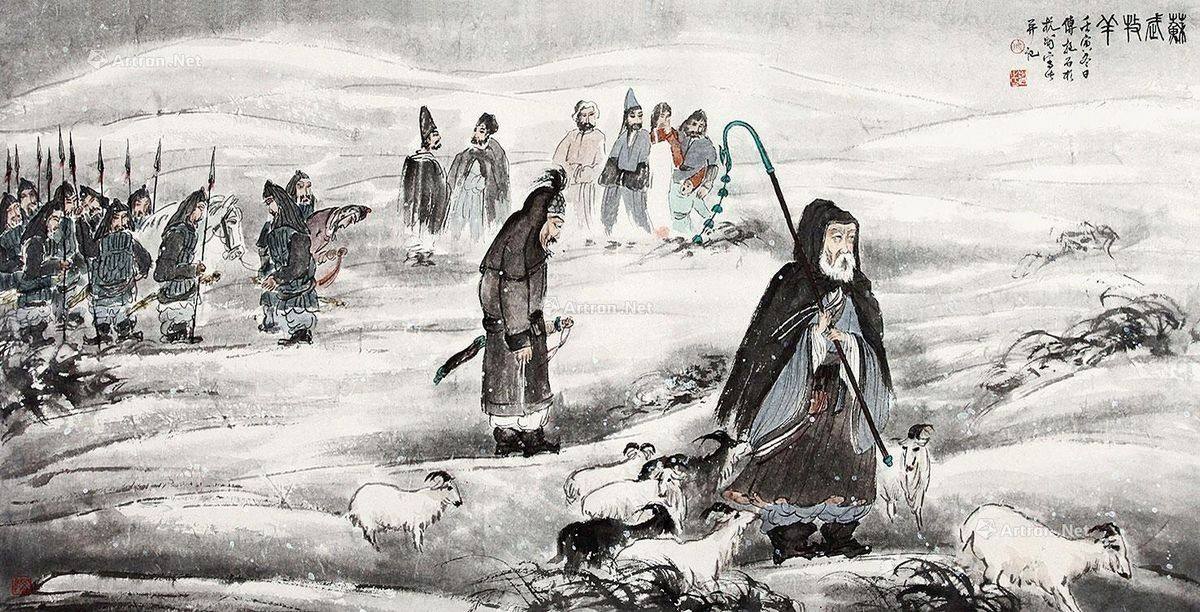 公元前82年的冬天,漠北天寒地冻,此时的李陵与苏武都已是年近六十白发