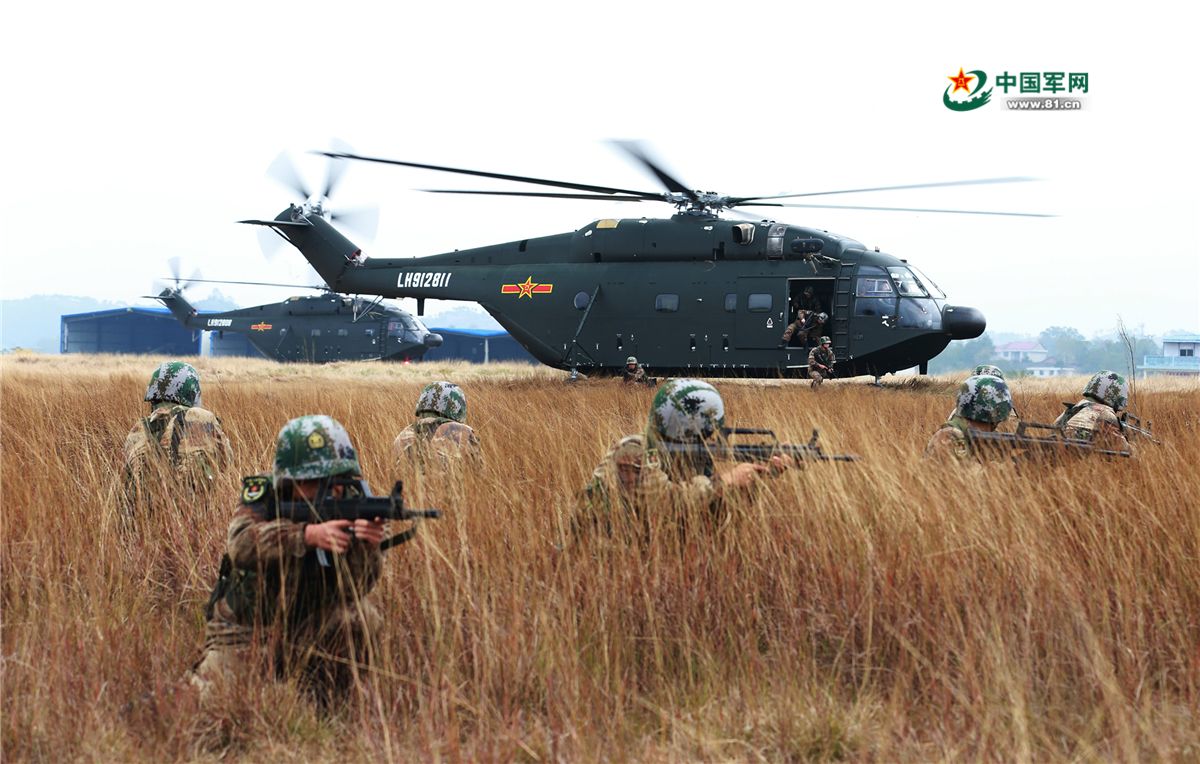 中国陆军的空中突击旅有多厉害?一小时横渡台湾海峡!