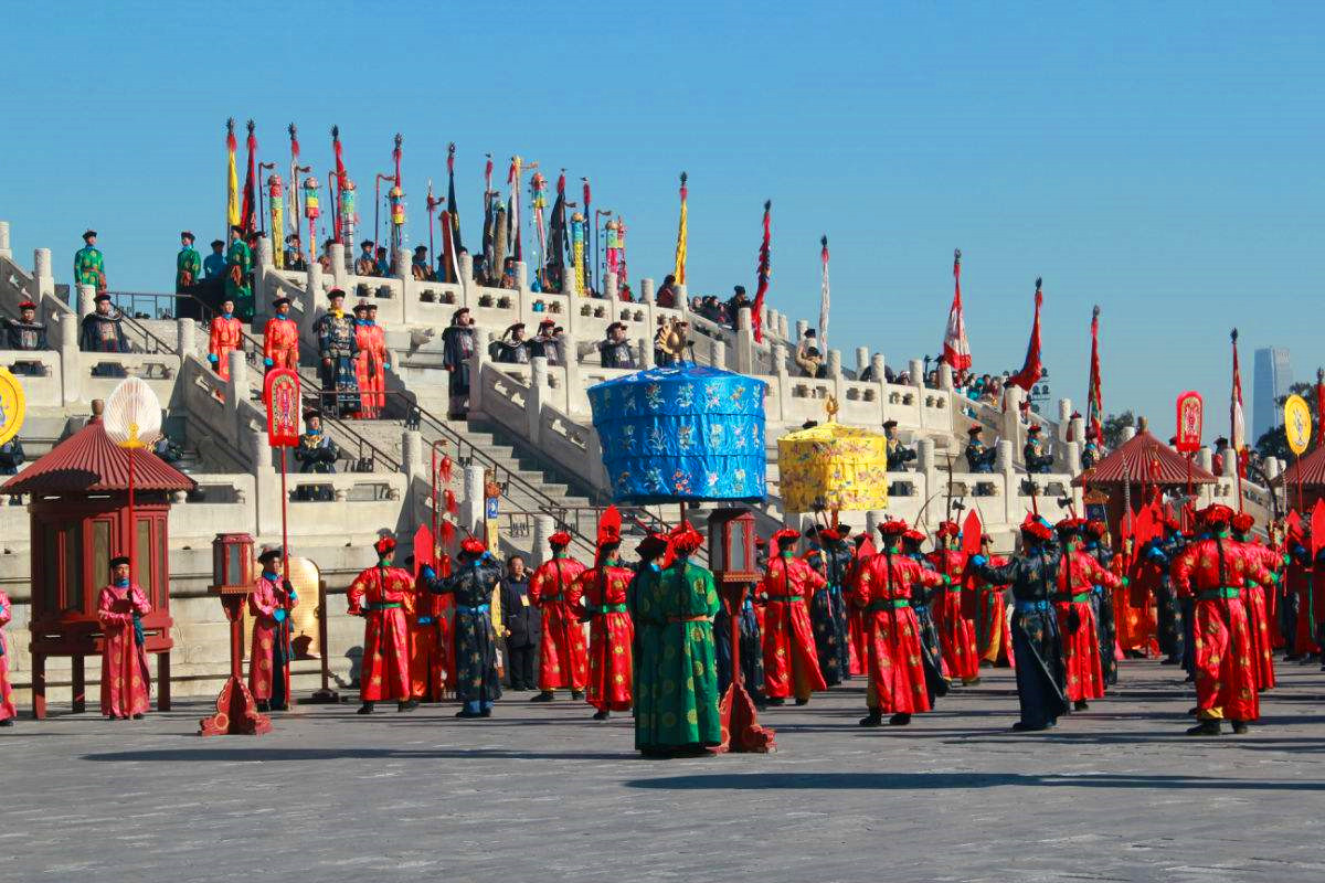 正因为对胤禛寄以厚望,康熙才在去世那年派胤禛代替自己举行祭天仪式.