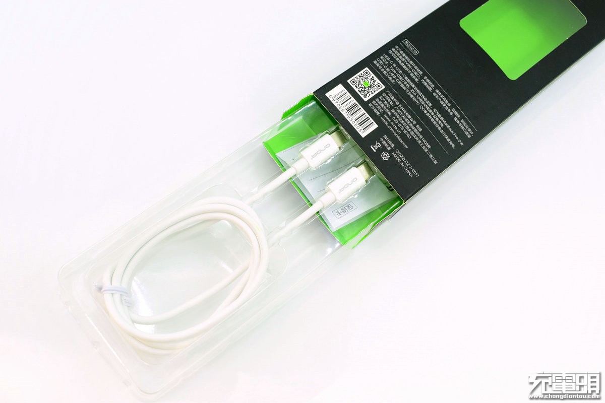 昂达xc18 双头type-c充电数据线简测