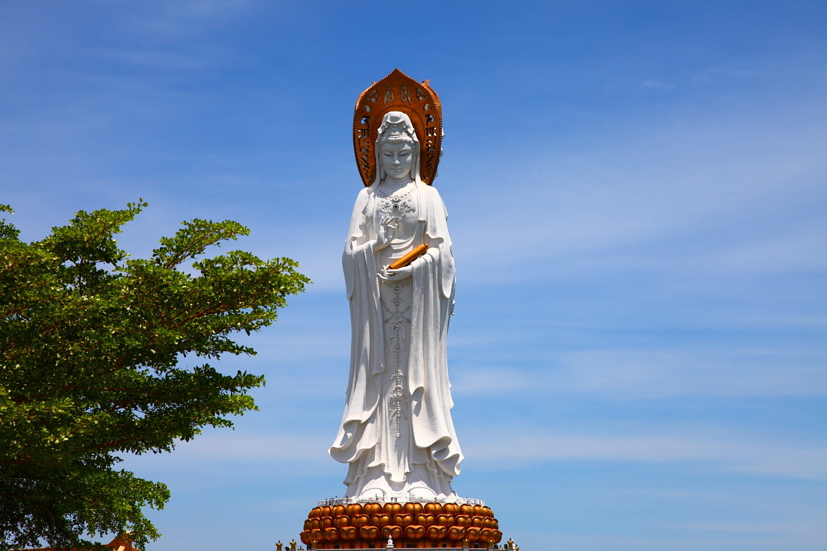 世界上最大的观音像,耗资8亿打造,就在中国海南省|观音像|菩萨|佛像
