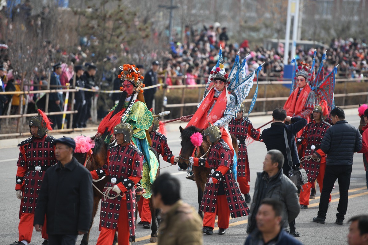 马社火,扛社火,高台社火,隆德让你一次看个够