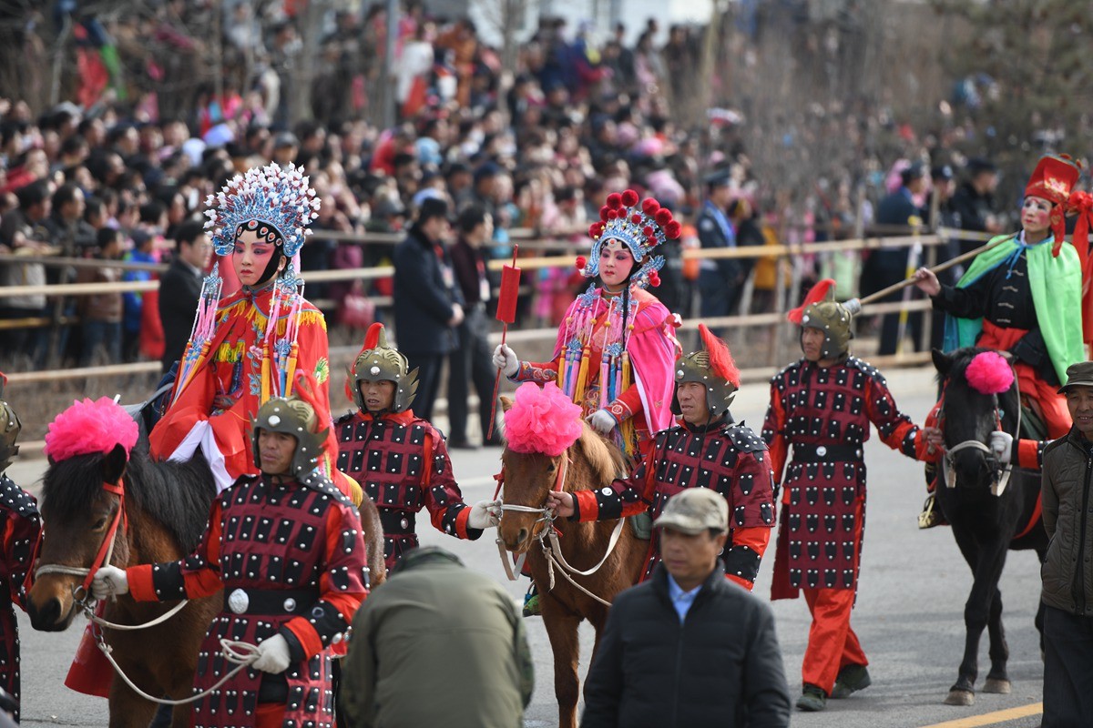 马社火,扛社火,高台社火,隆德让你一次看个够