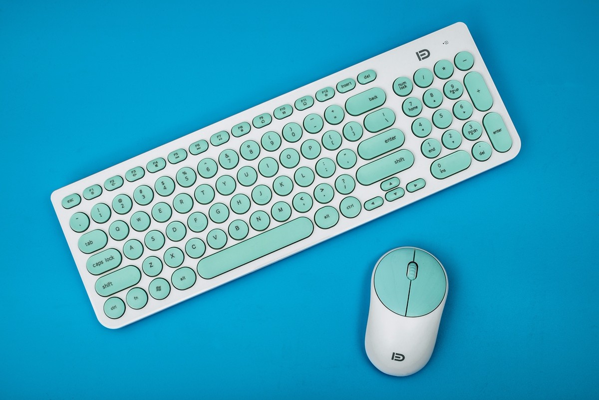 无线防溅水长续航圆形键帽,富德ik6630治愈处女座