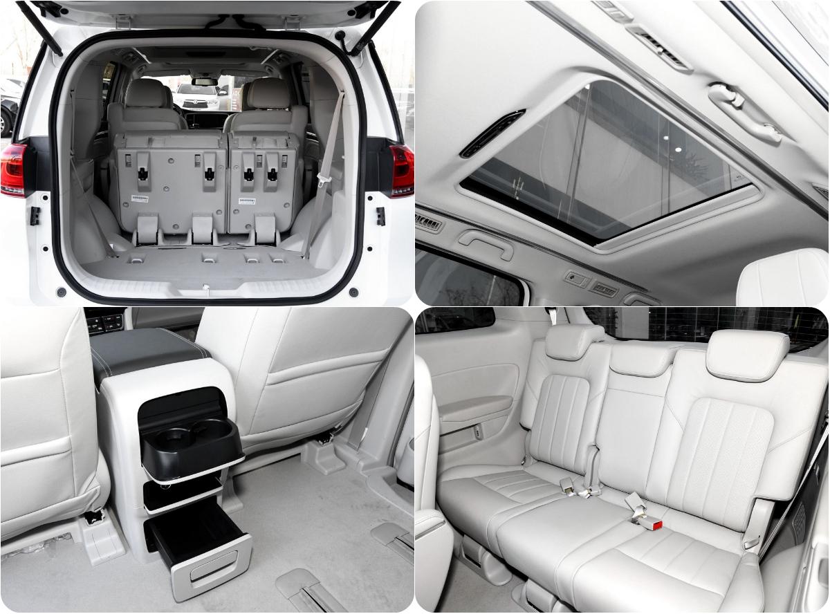 其他部分的设计,在这台传祺gm8上边也是非常的出色,首先就是它的空间