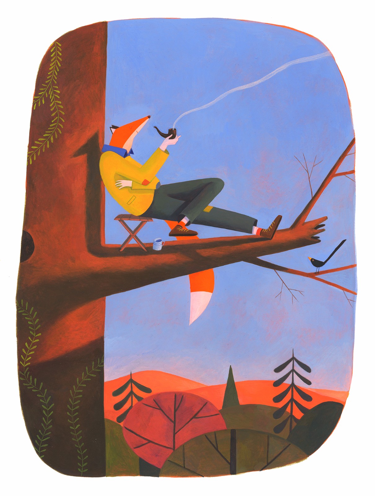 一组充满童趣的小众插画