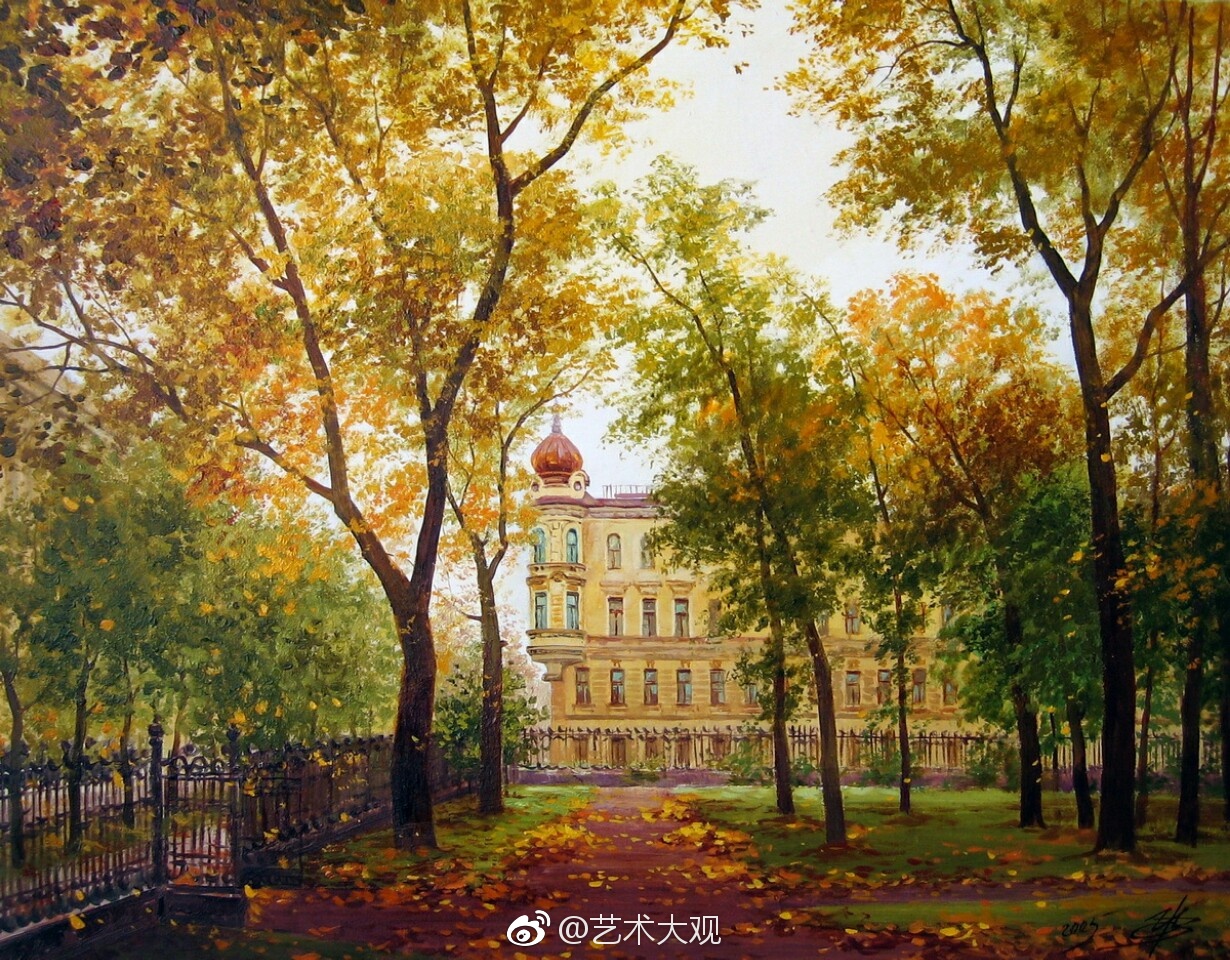 俄罗斯olga litvinenko风景水彩画-4