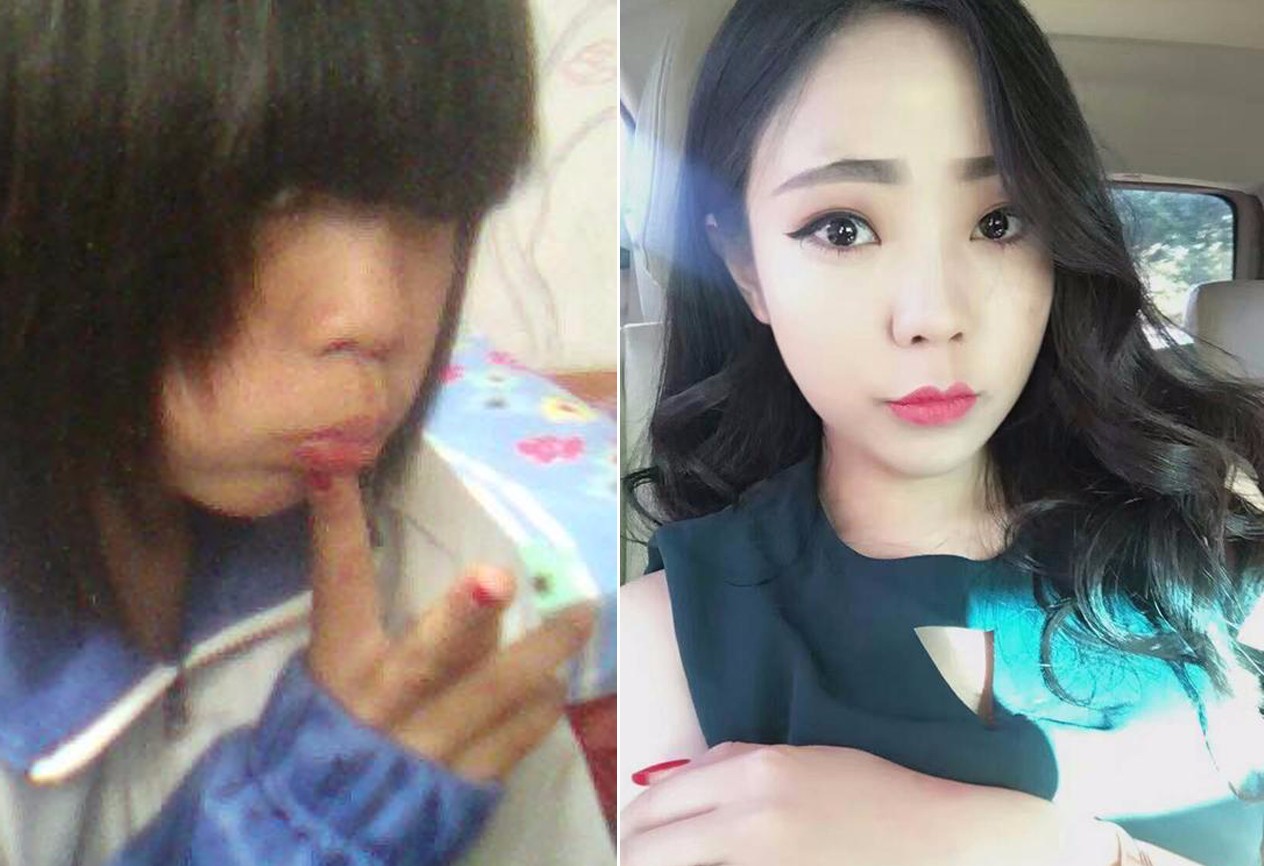 女生节网友晒对比照片:真是女大十八变 !