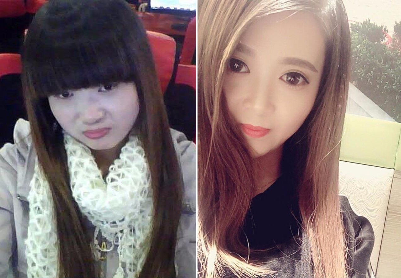 女生节网友晒对比照片:真是女大十八变 !