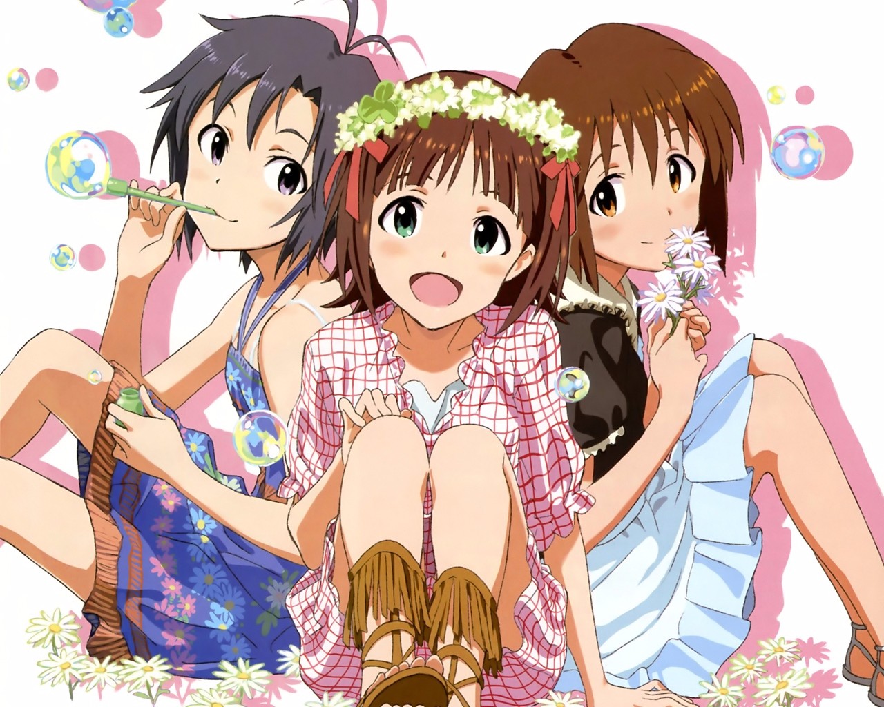 动漫偶像大师壁纸偶像养成计划女孩就该闪亮地站在舞台上