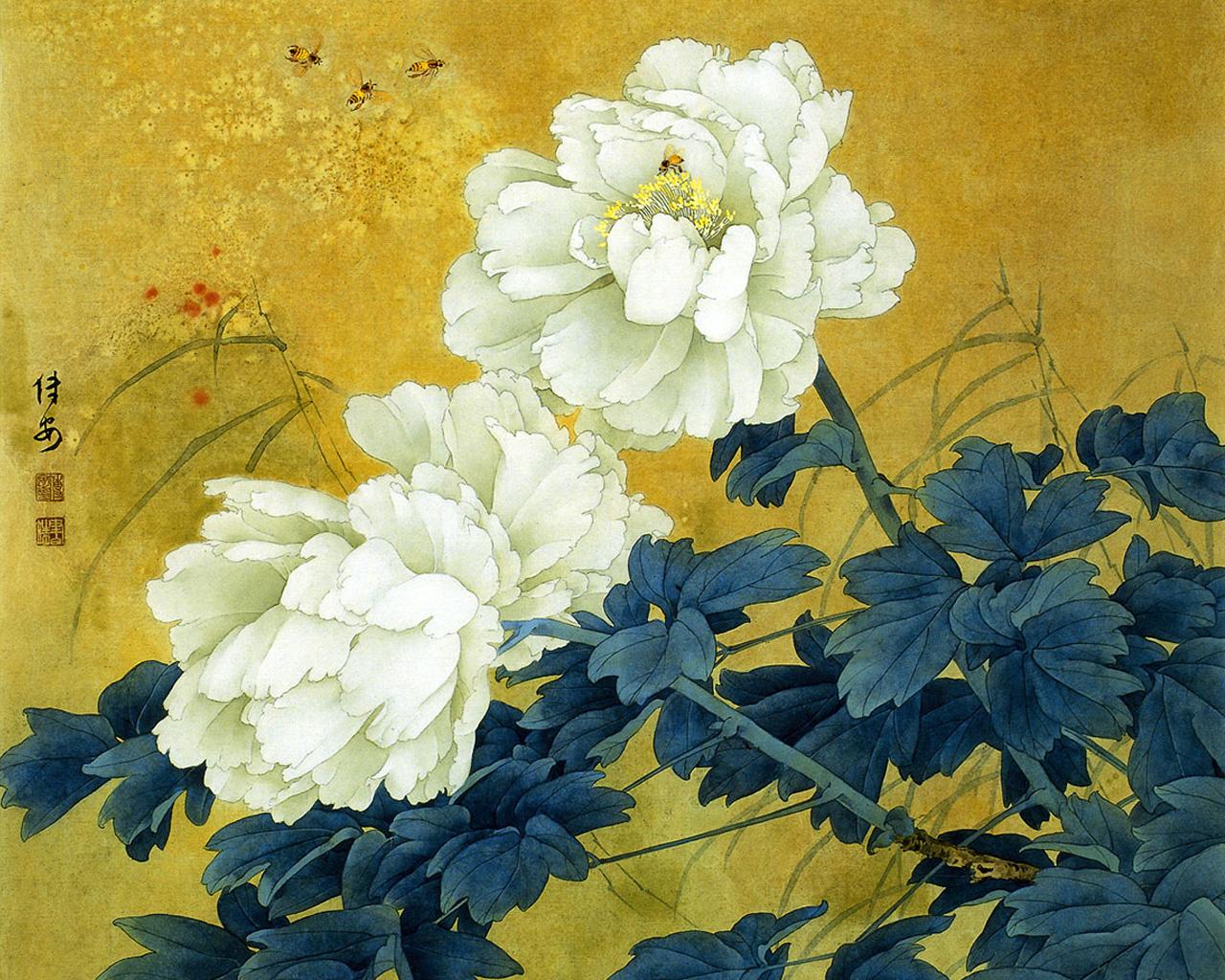 新年大礼,迷人工笔,锦上添花!