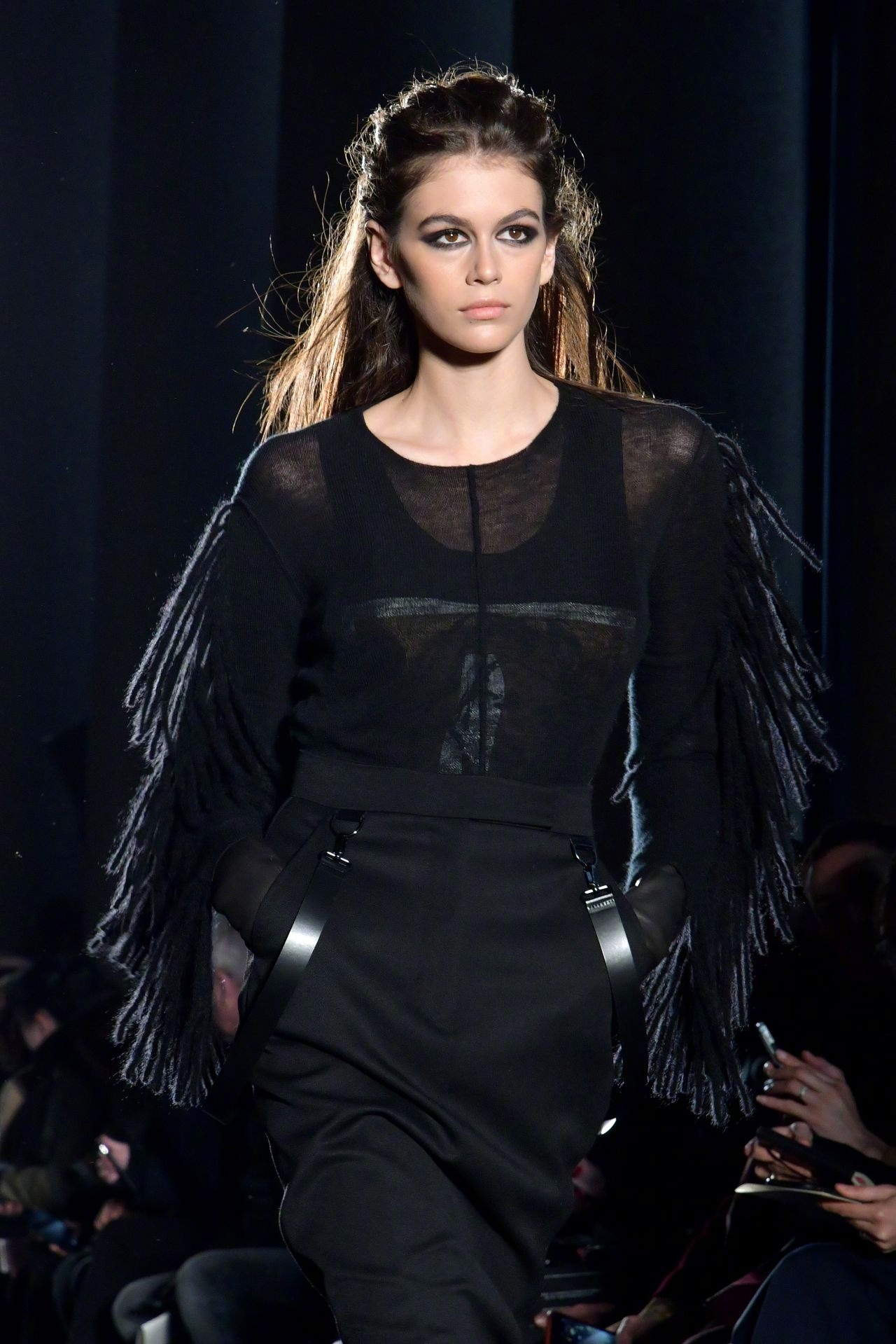 max mara 2018 秋冬大秀上的kaia gerber