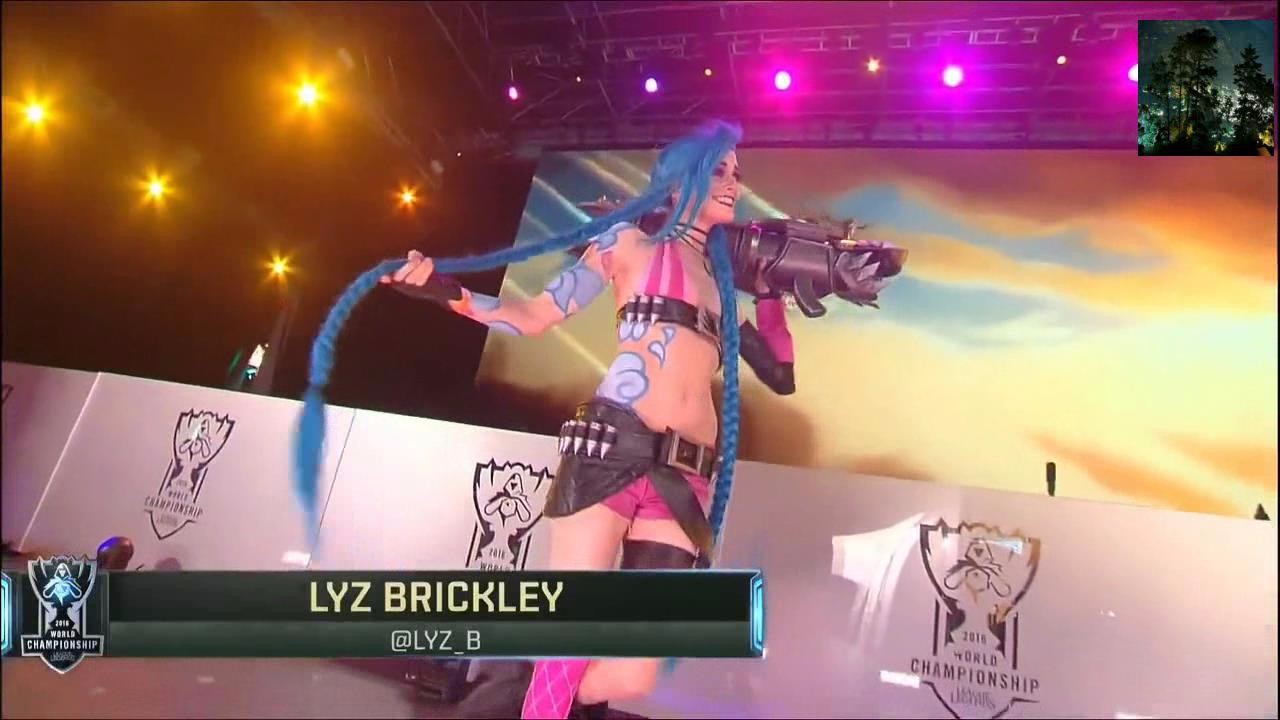 英雄联盟cosplay秀金克丝神还原